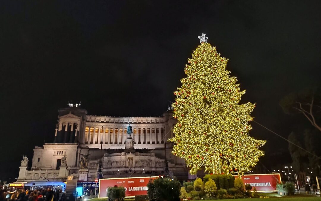 Najpiękniejsze dekoracje w Rzymie w okresie Bożego Narodzenia